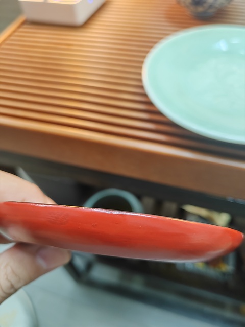 古玩雜項描金漆盤真品鑒賞圖