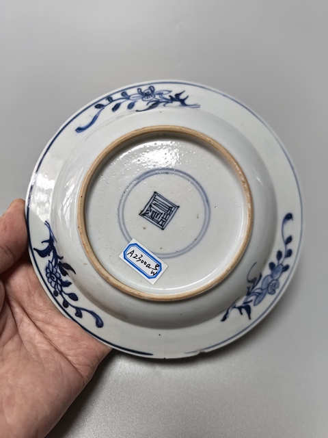 古玩陶瓷康熙-一路連升青花盤拍賣，當前價格1688元