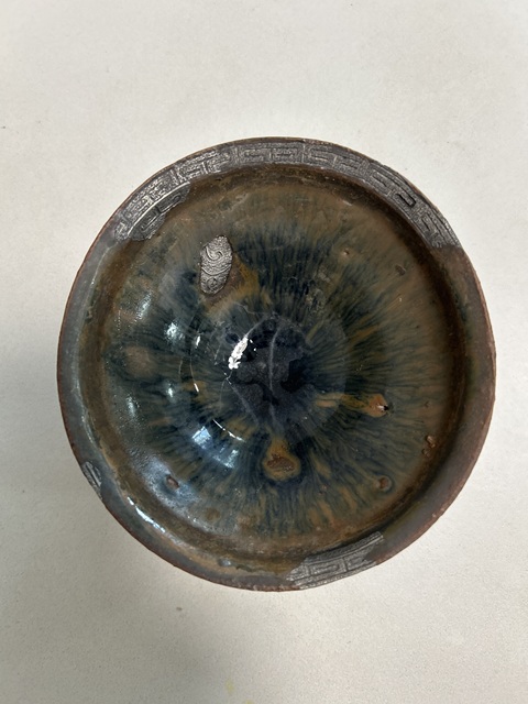 古玩陶瓷宋·醬釉兔毫盞拍賣，當前價格800元