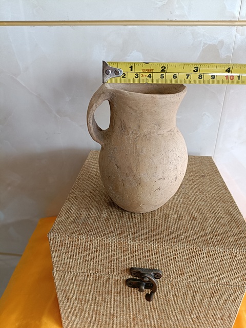 古玩陶瓷館藏級4300年前齊家文化單耳陶壺拍賣，當前價格998元