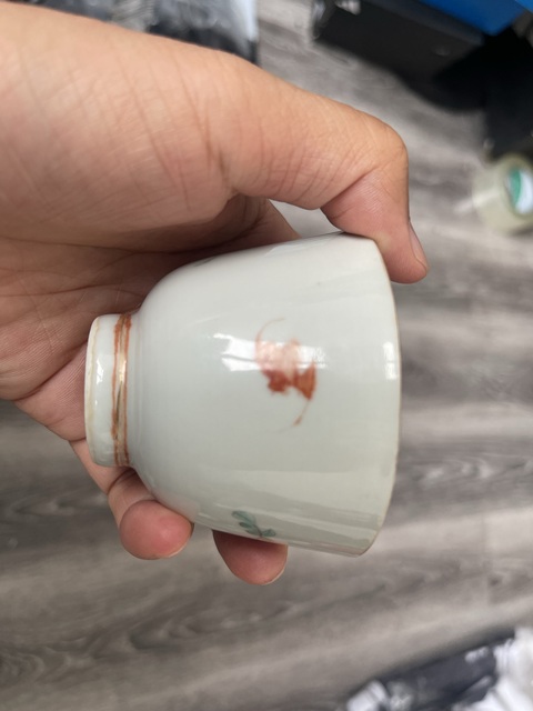 古玩陶瓷民國細路粉彩杯拍賣，當前價格2750元