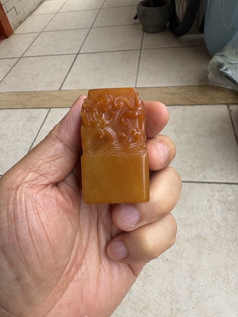 古玩雜項(xiàng)壽山石印章真品鑒賞圖