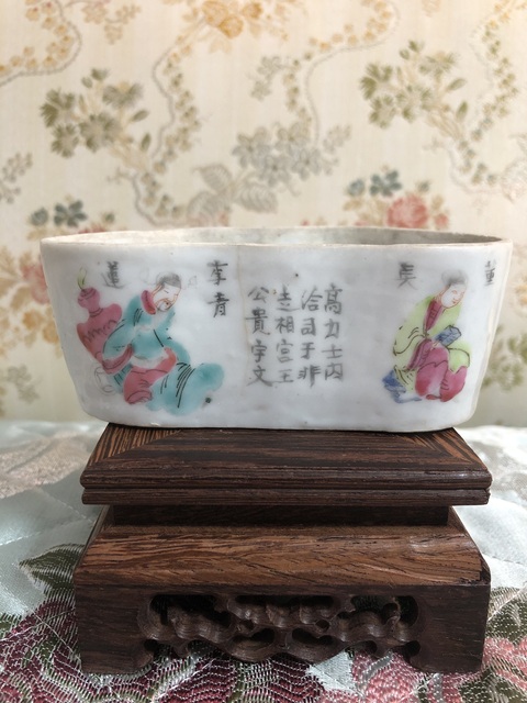 古玩陶瓷晚清.同治.粉彩無雙譜拍賣,當前價格558元