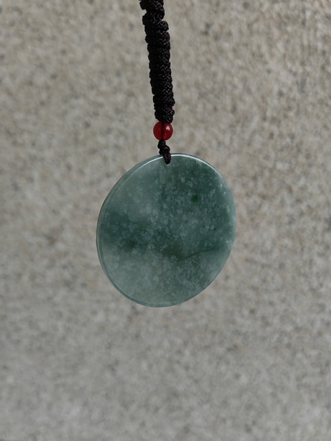古玩玉器天然翡翠龍牌拍賣,當前價格350元