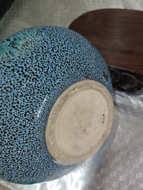 古玩陶瓷爐鈞釉荸薺瓶拍賣，當前價格1380元