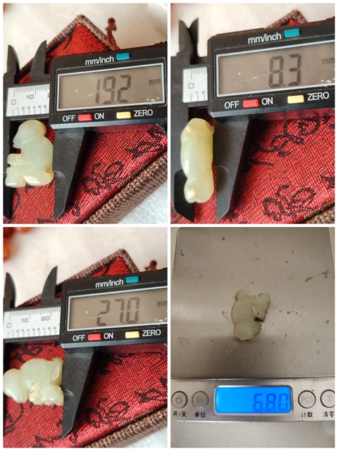 古玩玉器玉獸（壽）吊墜掛件拍賣，當前價格420元