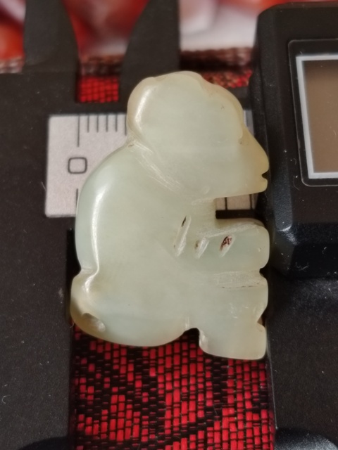 古玩玉器玉獸（壽）吊墜掛件拍賣，當前價格420元