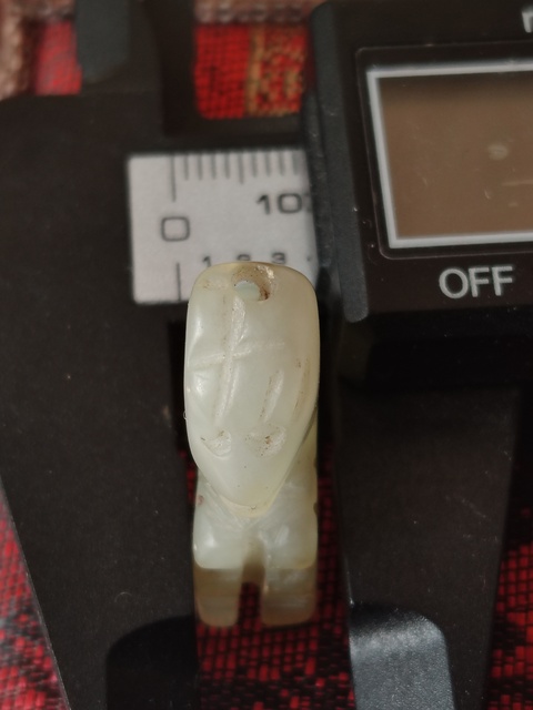 古玩玉器玉獸（壽）吊墜掛件拍賣，當前價格420元