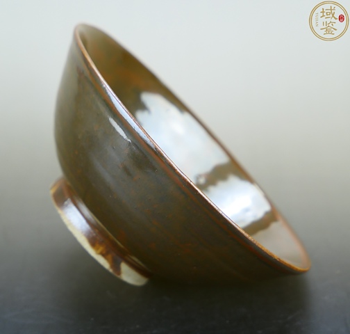 古玩陶瓷金元時期醬紅釉碗拍賣，當前價格2500元