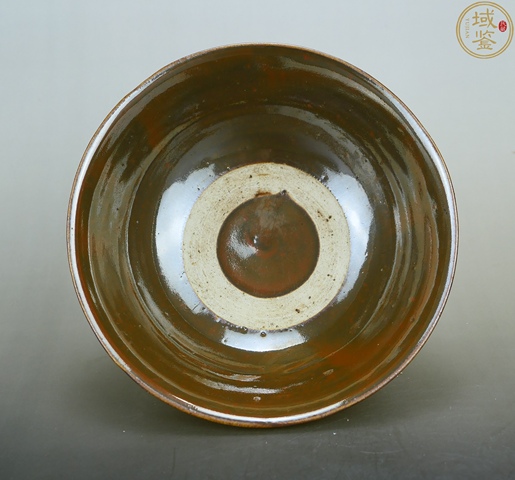 古玩陶瓷金元時期醬紅釉碗拍賣，當前價格2500元