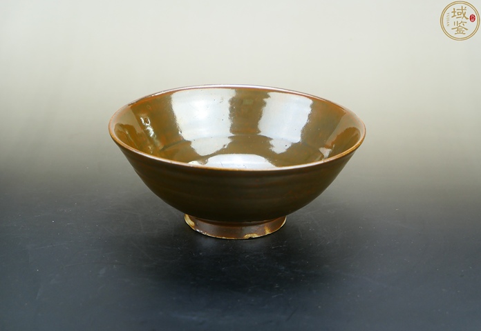 古玩陶瓷金元時期醬紅釉碗拍賣，當前價格2500元