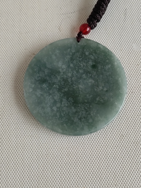 古玩玉器天然翡翠龍牌拍賣,當前價格350元
