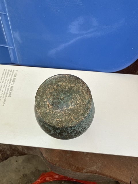 古玩銅器銅臼真品鑒賞圖