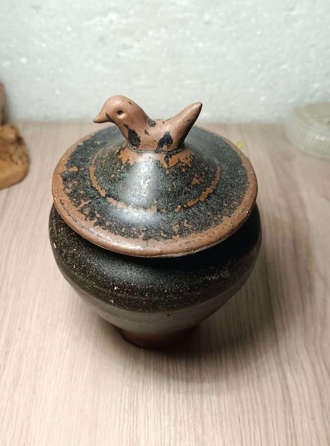 古玩陶瓷南宋.贛州窯飛鳥罐 (館藏級)拍賣，當前價格600元