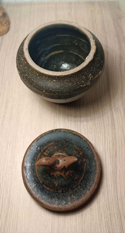 古玩陶瓷南宋.贛州窯飛鳥罐 (館藏級)拍賣，當前價格600元