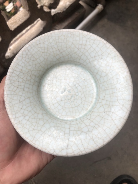 古玩陶瓷優品明早期龍泉青瓷盤全品拍賣，當前價格0元
