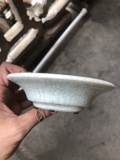 古玩陶瓷優品明早期龍泉青瓷盤全品拍賣，當前價格0元