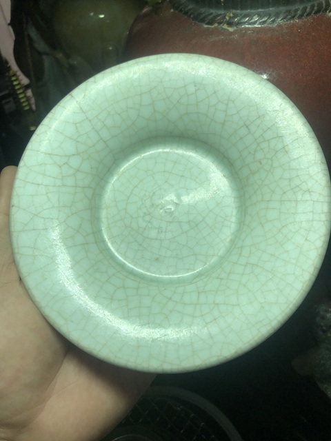 古玩陶瓷優品明早期龍泉青瓷盤全品拍賣，當前價格0元