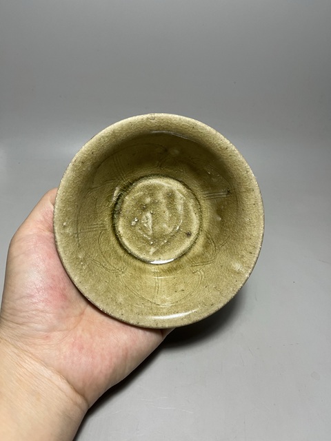古玩陶瓷北宋金村窯刻花紋碗拍賣,當前價格0元