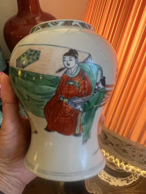 古玩陶瓷鳳尾尊（截口）真品鑒賞圖