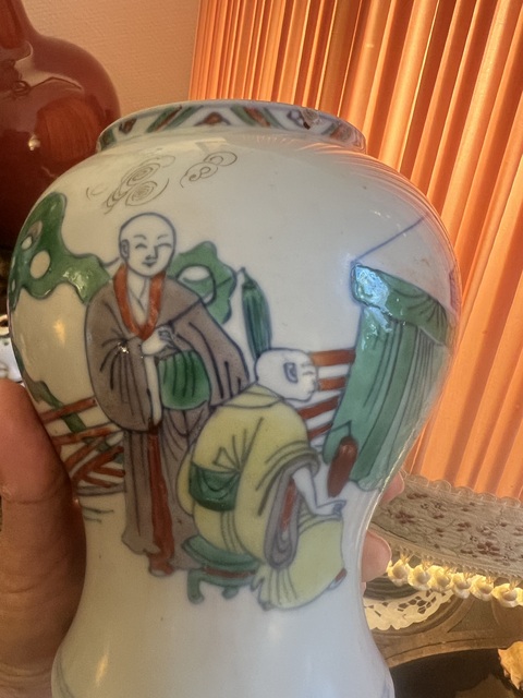 古玩陶瓷鳳尾尊（截口）真品鑒賞圖