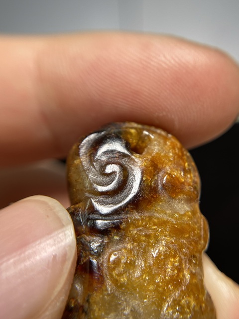 古玩玉器地方玉雕“斧形墜”真品鑒賞圖