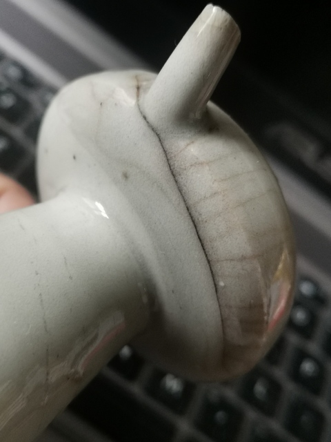 古玩陶瓷德化白瓷燭臺(tái)拍賣(mài)，當(dāng)前價(jià)格2222元