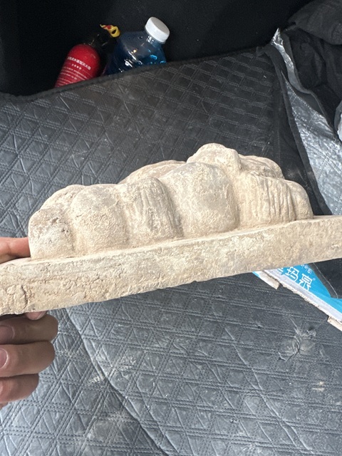 古玩雜項唐.佛塔力士磚拍賣,當前價格4500元