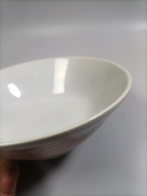 古玩陶瓷特價(jià)民國(guó)大雞圖碗拍賣,當(dāng)前價(jià)格58元