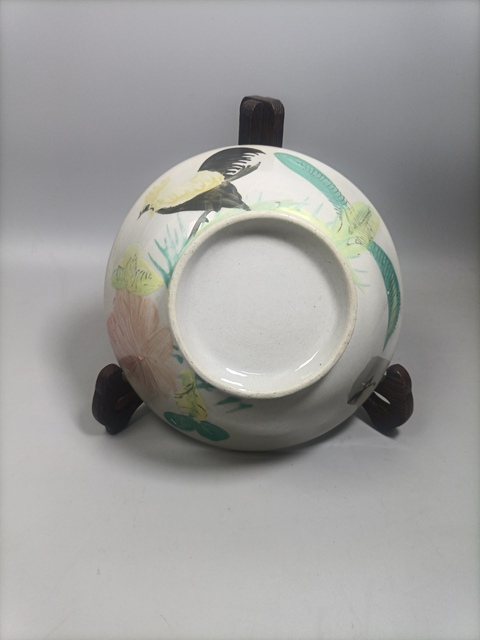 古玩陶瓷特價(jià)民國(guó)大雞圖碗拍賣,當(dāng)前價(jià)格58元