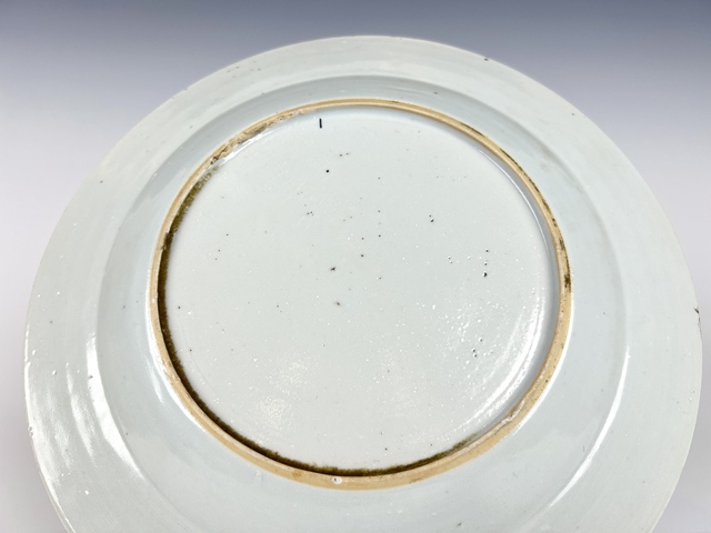 古玩陶瓷清康熙·亭臺樓閣青花盤真品鑒賞圖