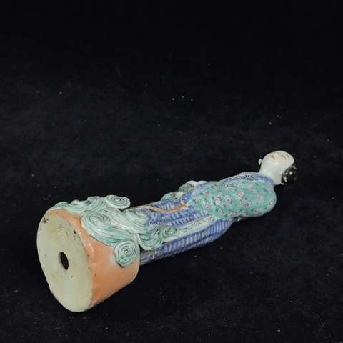 古玩陶瓷粉彩人物造像拍賣，當前價格1600元