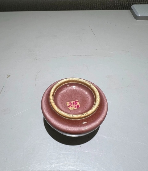 古玩陶瓷清中豇豆紅釉水盂拍賣,當前價格12000元