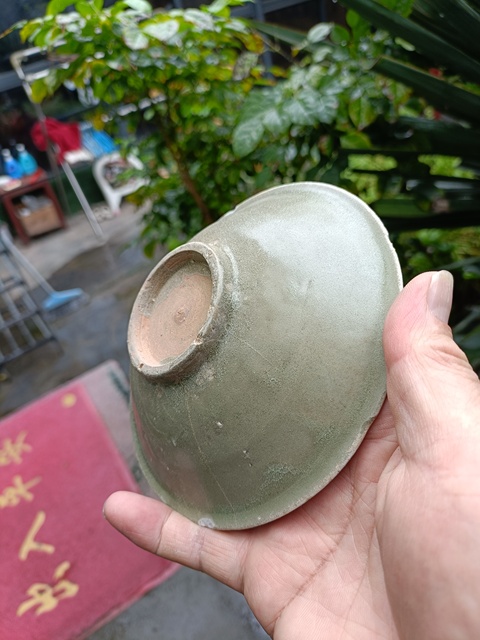 古玩陶瓷館藏級(jí)北宋龍泉青瓷刻花洗拍賣,當(dāng)前價(jià)格980元