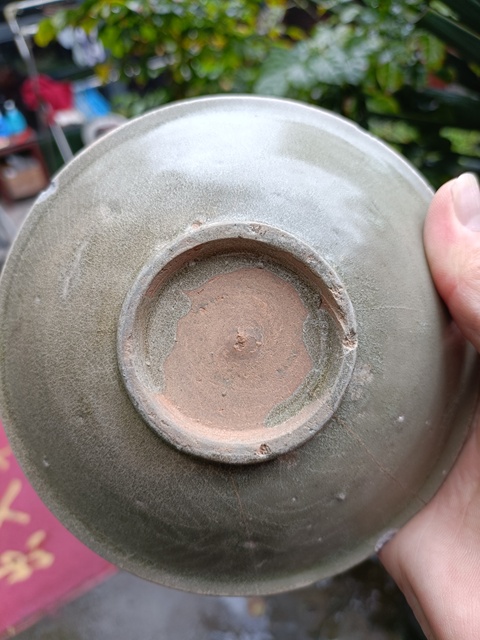 古玩陶瓷館藏級(jí)北宋龍泉青瓷刻花洗拍賣,當(dāng)前價(jià)格980元