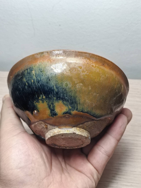 古玩陶瓷南宋建窯系兔絲亳茶盞拍賣，當前價格1280元