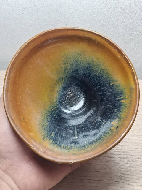古玩陶瓷南宋建窯系兔絲亳茶盞拍賣，當前價格1280元