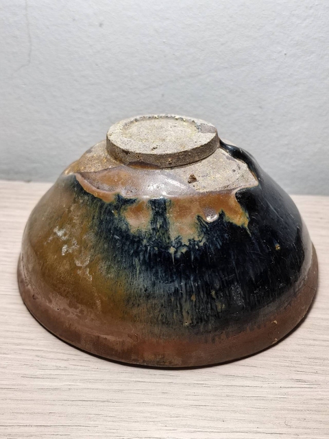 古玩陶瓷南宋建窯系兔絲亳茶盞拍賣，當前價格1280元