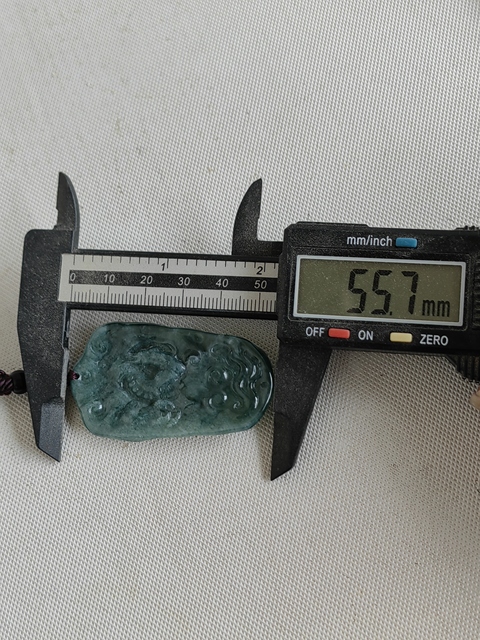 古玩玉器天然翡翠雕“龍牌”拍賣,當前價格298元