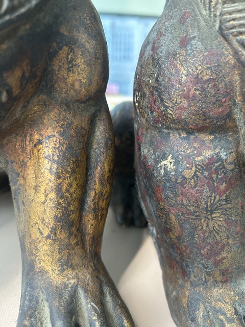 古玩雜項木獅子雕件拍賣,當前價格18888元