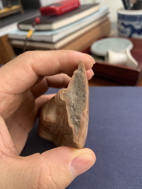 古玩陶瓷紅陶佛像拍賣，當前價格6800元