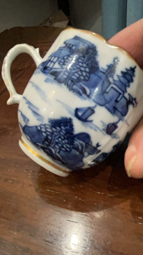 古玩陶瓷青花杯真品鑒賞圖
