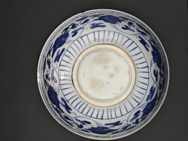古玩陶瓷康熙青花碗真品鑒賞圖