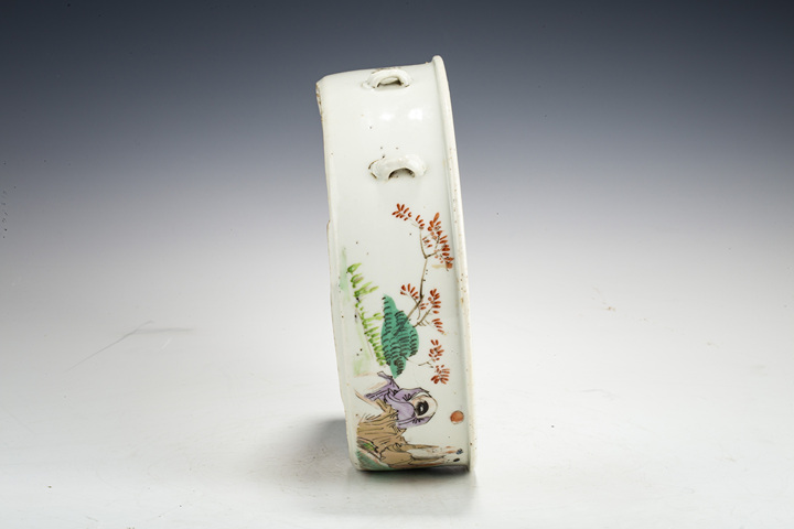 古玩陶瓷清末民初·淺絳彩高士嬰戲圖一品鍋拍賣,當前價格208元