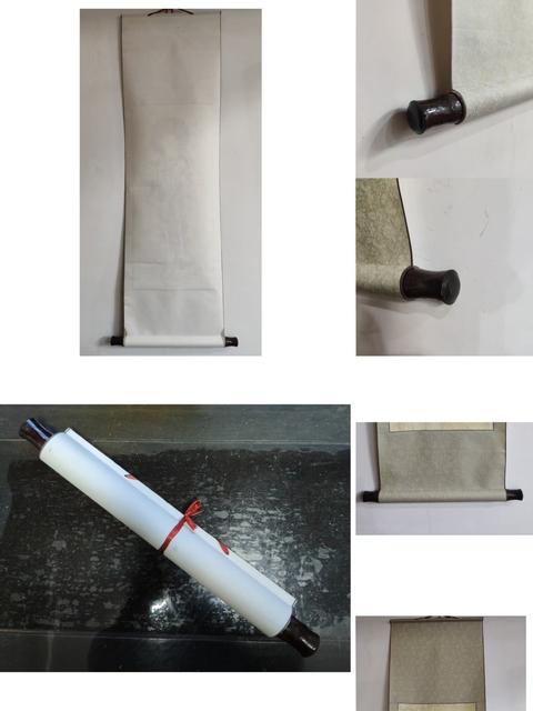 古玩字畫著名畫家 中國敦煌佛學書畫院副院長 黃有為先生(黃河)南無觀世音菩薩造像 原裱立軸拍賣,當前價格6888元