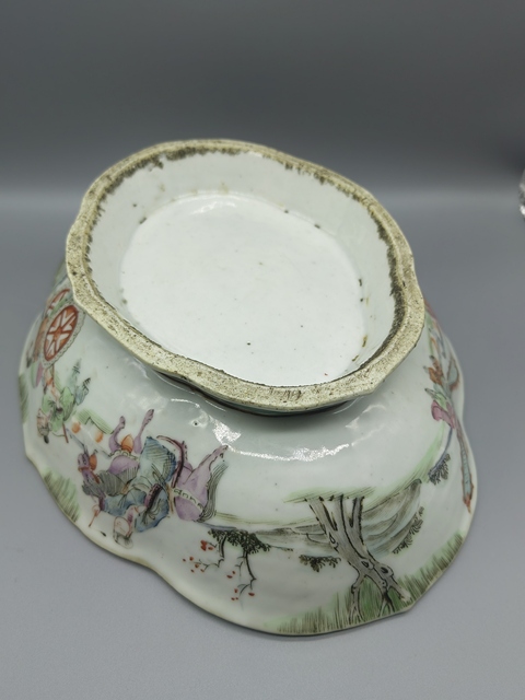 古玩陶瓷同治細路粉彩供盤拍賣，當前價格6888元