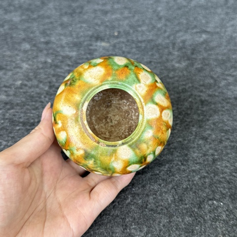 古玩陶瓷唐三彩水盂拍賣，當(dāng)前價格65000元