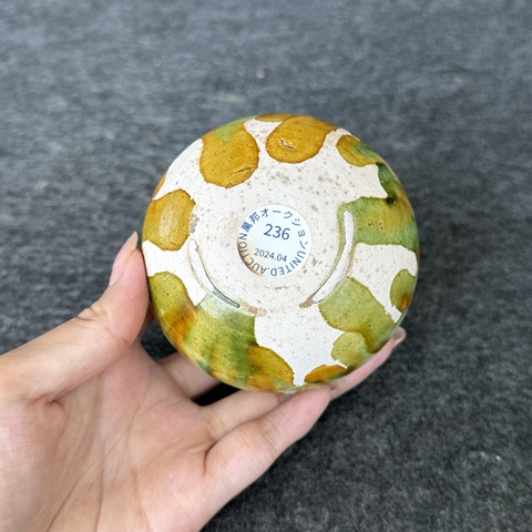 古玩陶瓷唐三彩水盂拍賣，當(dāng)前價格65000元