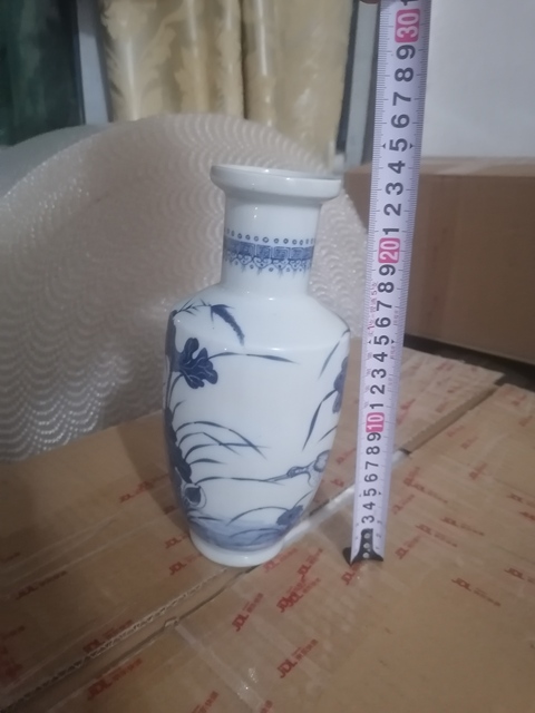 古玩陶瓷一路連科青花軟棒槌瓶真品鑒賞圖