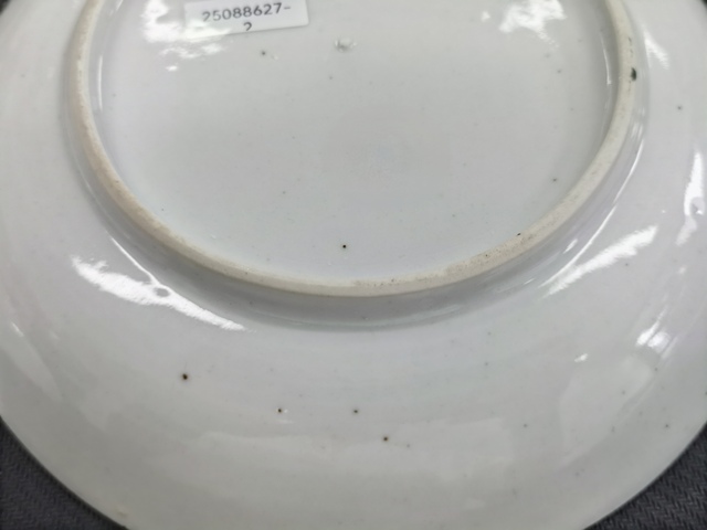 古玩陶瓷清康熙 五彩花卉紋盤一對拍賣,當前價格15000元